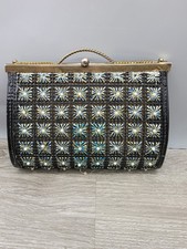 Vintage Mid-Century Burst Beaded Purse Circa 1960 Clutch Ceremony, that was show