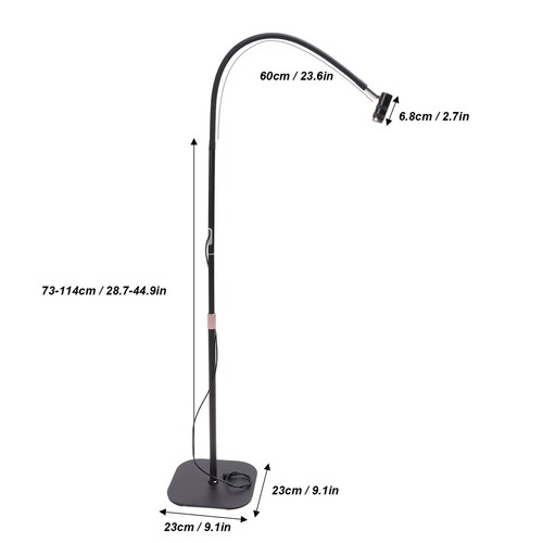 Eyelash Extension Glue Lamp 5 Brightness Adjust Height Flexible Gooseneck La BYS - Picture 6 of 18