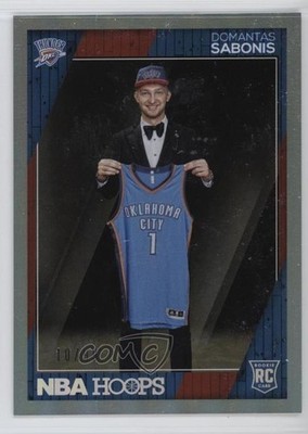 2016 Panini NBA Hoops Rookies Silver 10/99 Domantas Sabonis #271 Rookie RC 0v31