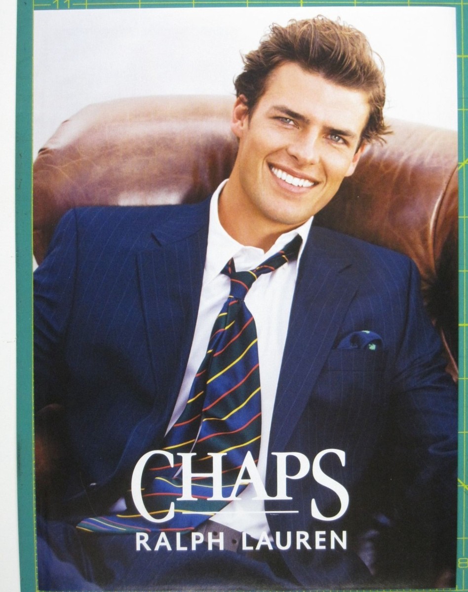 Print Ad Chaps Ralph Lauren Mens Suit Vintage 2002 ADVERTISEMENT