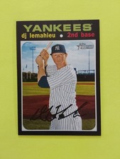 2020 Topps Heritage Short Print DJ LeMahieu #415 New York Yankees