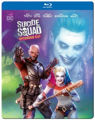 Suicide Squad Blu-ray Will Smith Steelbook NEW