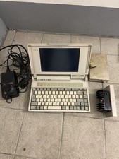 Toshiba T1000XE Vintage 1980s Laptop + External Floppy Drive