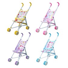 Poussette pour poupée enfant, jouet interactif pour jeux d'imitation à