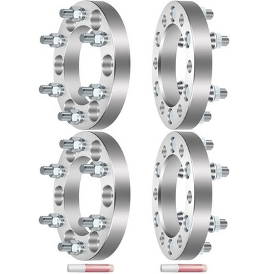 4X 1'' 6x5.5 Wheel Spacers 12x1.25 Studs Fits Pathfinder 87-04 Pickup 95-97