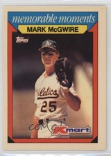 1988 Topps Kmart Memorable Moments Mark McGwire #16 10ou