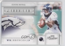 2009 Playoff Prestige Preferred Signatures 42/50 Eddie Royal #9 Auto 9cp