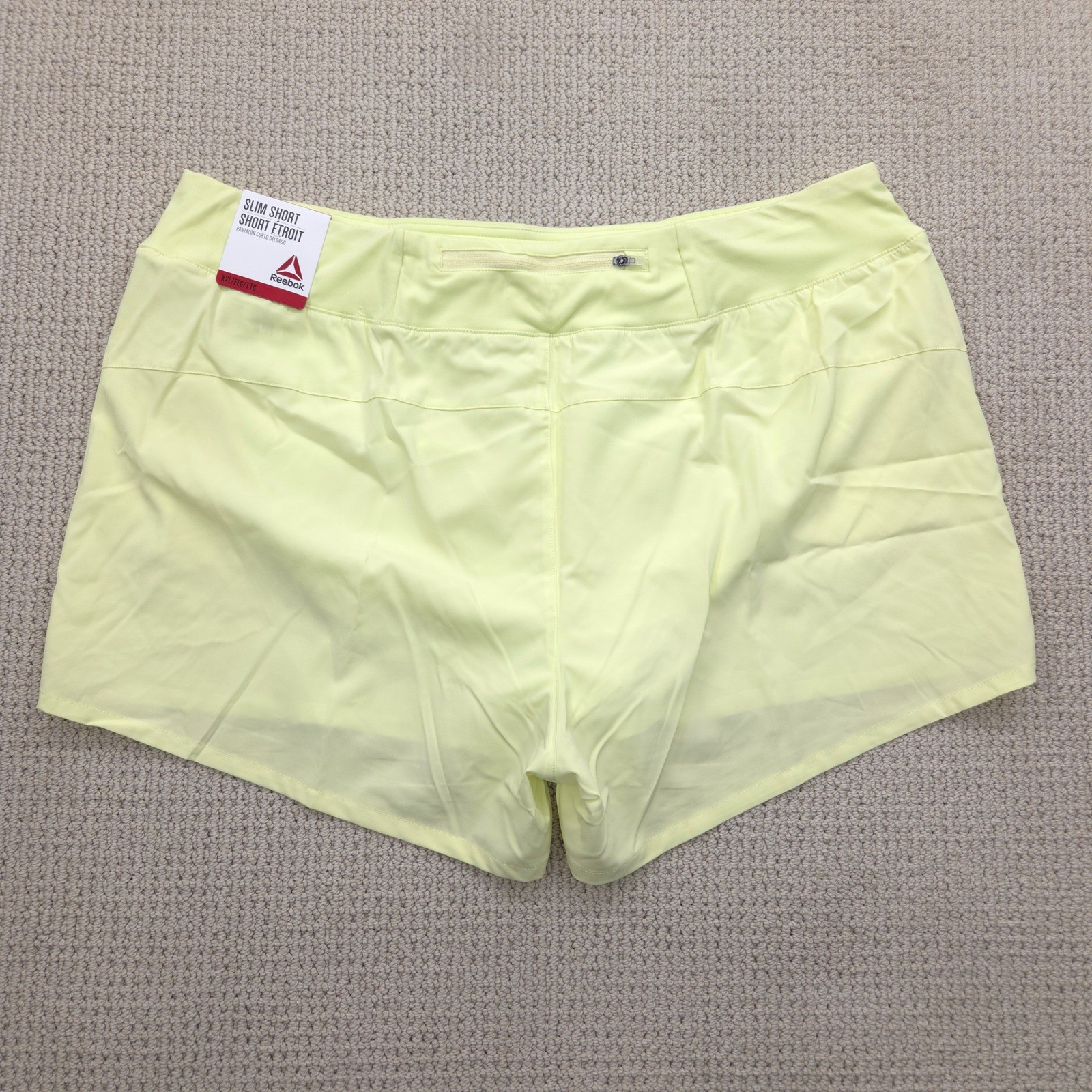 Reebok Revolve Slim Shorts Luminary Green Athletic Running Womens XXL thumbnail 6