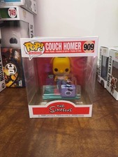 FunKo POP! Figura de vinilo de lujo de Los Simpson sofá Homero viendo televisión 909