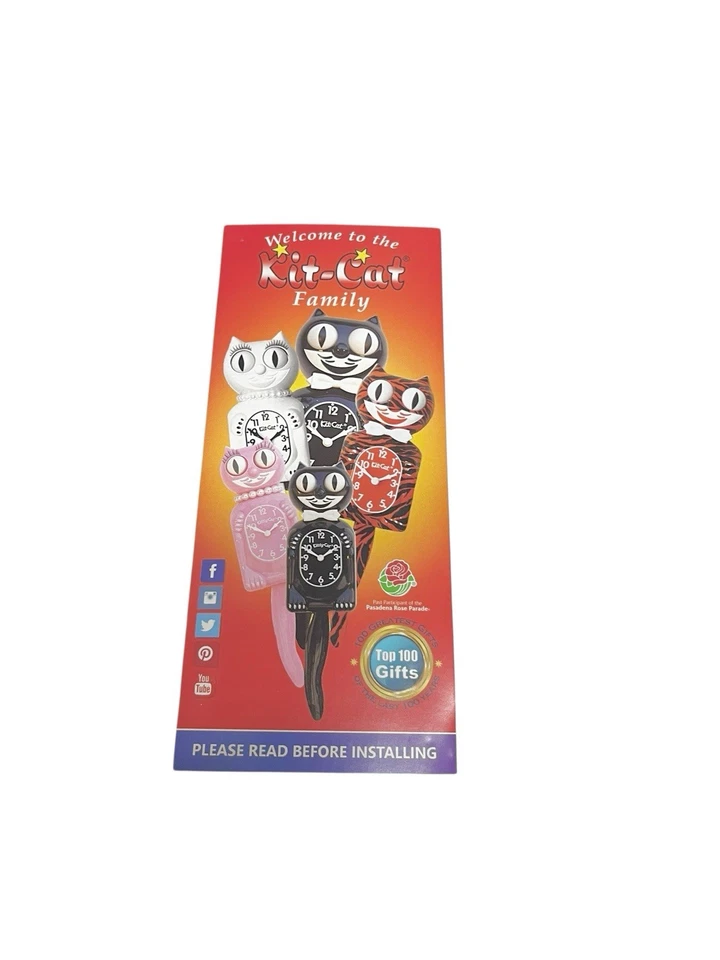 原装套件 Cat Klock 经典黑色 90 周年美国制造 BC-1 无机芯 — 第 2/4 张图片