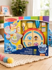 Melissa Doug Blues Clues Birthday Party Cake Wooden Play Set 38 Piece NWT
