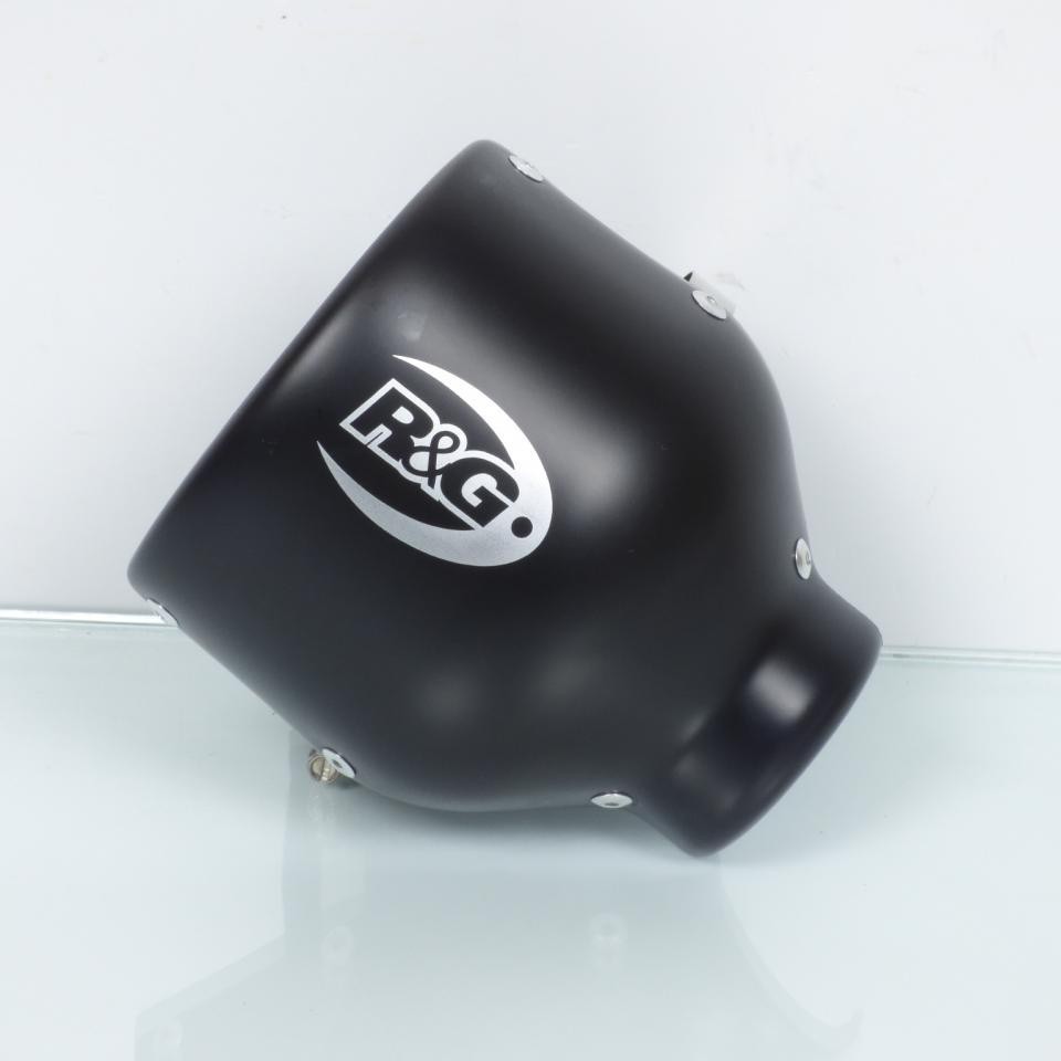 Protection pot d échappement pour moto universelle en acier noir