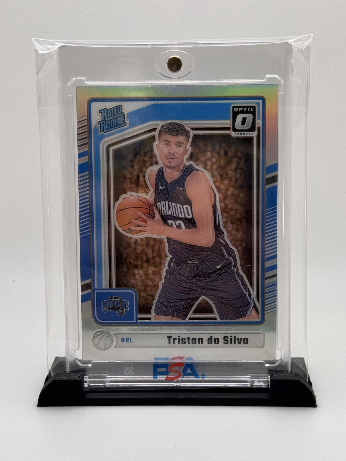 2024-25 Donruss #P-203 Tristan da Silva Optic Rated Rookies Preview Holo Silver