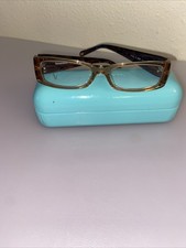 TIFFANY CO TF2002-B 8026 Women s Eyeglass 49-15-130 mm Italy Rhinestones Rose