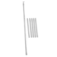  Adjustable Drapery Rod: 3.2m Window Blind Extension Pole - Stainless Steel