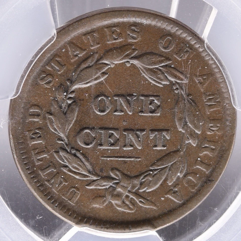 1839 N-2 Large Cent PCGS XF45 Head of 1838 Early US Type of 1838 Copper Coin - Image 4 of 4