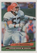1992 Fleer Ultra Clay Matthews #74 02jl