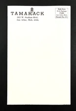 1970s Ann Arbor Michigan Tamarack Family Recreation Club Vintage Travel Brochure