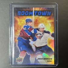 Upper Deck 2025-26 Series 2 Boomtown Josh Manson #BT-9 Colorado Avalanche