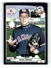 2000 Blueline Q-cards Pawtucket Red Sox 22 Jason Sekany rare ssp BXCP34