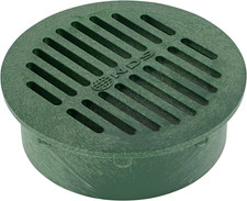 50, 6 In. Round Grate Drain Cover, Connects to Speed-D Catch Basin Drain,Drain P