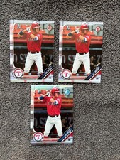 2019 BOWMAN CHROME JOSH JUNG 1ST ROOKIE REFRACTOR TEXAS RANGERS!!!