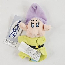 Disney Store Dopey Dwarf Bean Bag Magnet Plush New NWT
