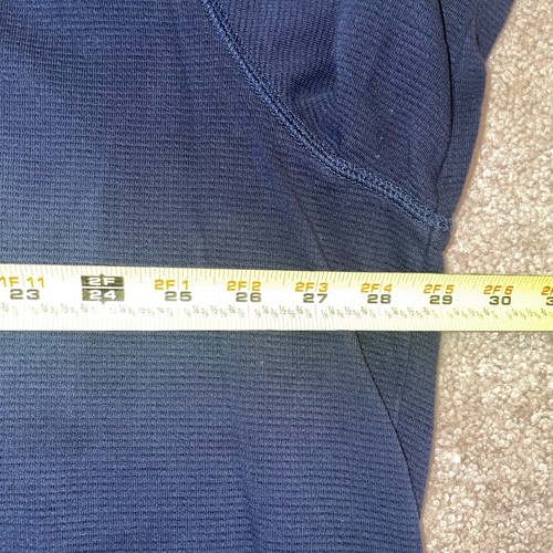 Camisa de trabajo Carhartt para hombre calce relajado inclinada manga larga 1/2 cremallera azul marino 3XL - Imagen 7 de 9