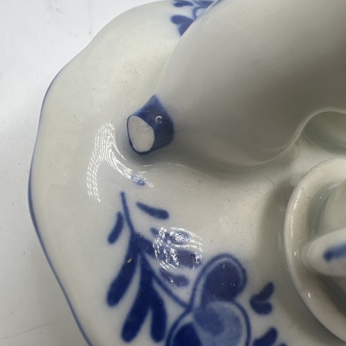 Delft Blue Holland Ceramic Tea Pot Kitty Having Tea - Picture 8 of 9