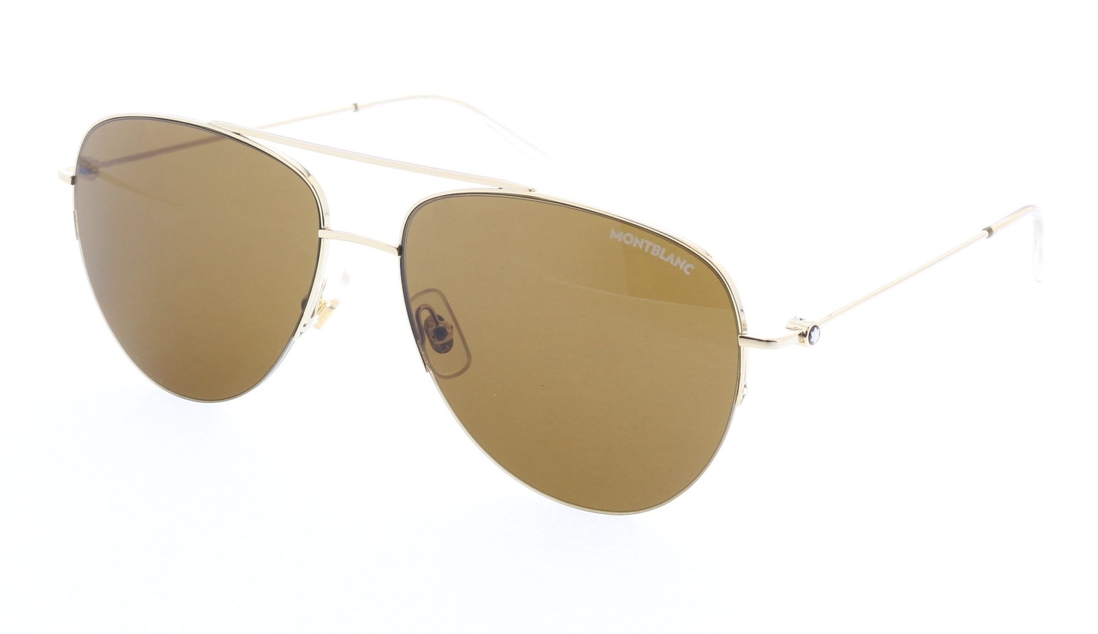 Черные солнцезащитные очки-авиаторы Montblanc MB0074S-003 54690₽