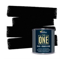Multi Surface Paint, Cabinet Paint, Walls, Bathroom, Kitchen, Black Matte Finish