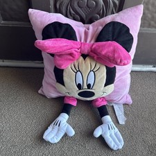 Disney Minnie Mouse Pink Children s Character Pillow with Arms, Ears and Bow