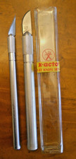 X-ACTO #52 KNIFE SET, #1 & #2 KNIVES, MADE IN THE USA, GENTLY USED