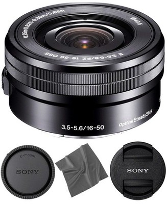 Sony SELP1650 16-50mm OSS Lens: Sony E PZ 16-50mm f/3.5-5.6 OSS Lens (Black) ...