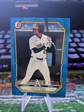 2026 Bowman Leo De Vries Blue logo Pattern /1...
