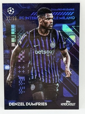 Denzel Dumfries /99 Topps Knockout UCC 2025/26 Inter Mailand