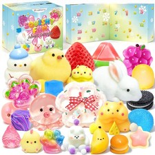 Squishy Advent Calendar 2026 Christmas 24 Pcs Cute Squishies Toys multicolour