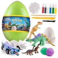 National Geographic Giant Dinosaur Egg Activity Kit   15 Dino Activity Kit
