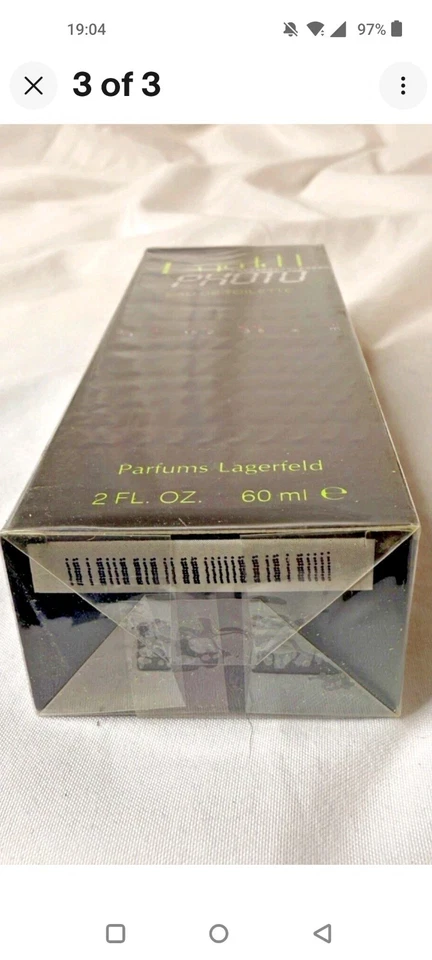 Karl Lagerfeld Foto 2.oz / 60 ml Eau De Toilette Splash Nuevo y Sellado en Caja Foto 3 de 3