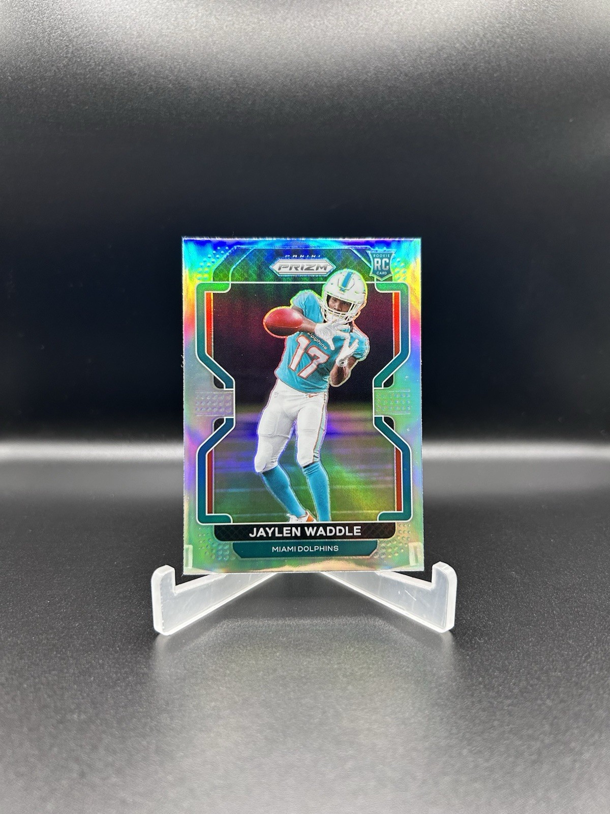 2021 Panini Prizm - Rookie Variation Silver Prizm #V-338 Jaylen Waddle (RC)