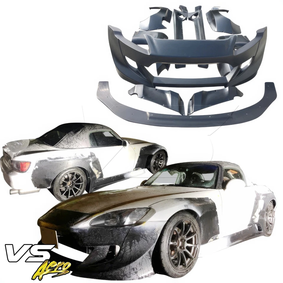 VSaero FRP TKYO Wide Body Kit AP1 for S2000 Honda 00-09 vsaeropart_108710 Foto 4 de 4