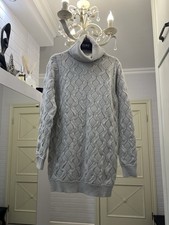 Marc Jacobs Women’s Cashmere Long Sweater Turtleneck Neck Gray Size XS