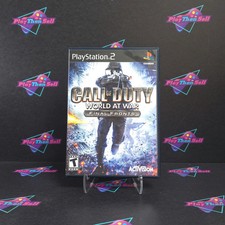 Call of Duty World at War Final Fronts PS2 PlayStation 2 GH Disc - 1YR Warranty
