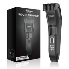 Beard Trimmer for Men Adjustable: Professional Cordless Trimmer with 20-Lengt...