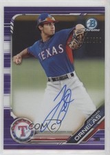 2019 Bowman Chrome Prospects Purple Refractor 212/250 Jonathan Ornelas Auto 0z1i