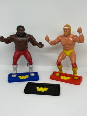 #ad Figure Stands Fits 80#x27;s WWF Titan Rubber Figures Figures Not Included $1.75