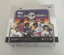 2020 Topps Big League Baseball Factory Sealed Hobby Box