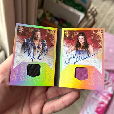 2025 Topps Royalty WWE Triple H Stephanie McMahon Dual Superstar Relic Auto /25