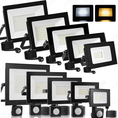 10W 20W 30W 50W 100W 200W 300W 500Watt LED Fluter Außen Strahler Scheinwerfer DE