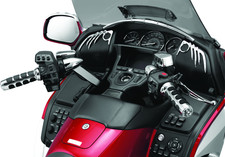 Kuryakyn Gabelstrebe Für Honda Gold Wing GL1800 – Glänzend Schwarz, Gen 2, Mit Staubschutz